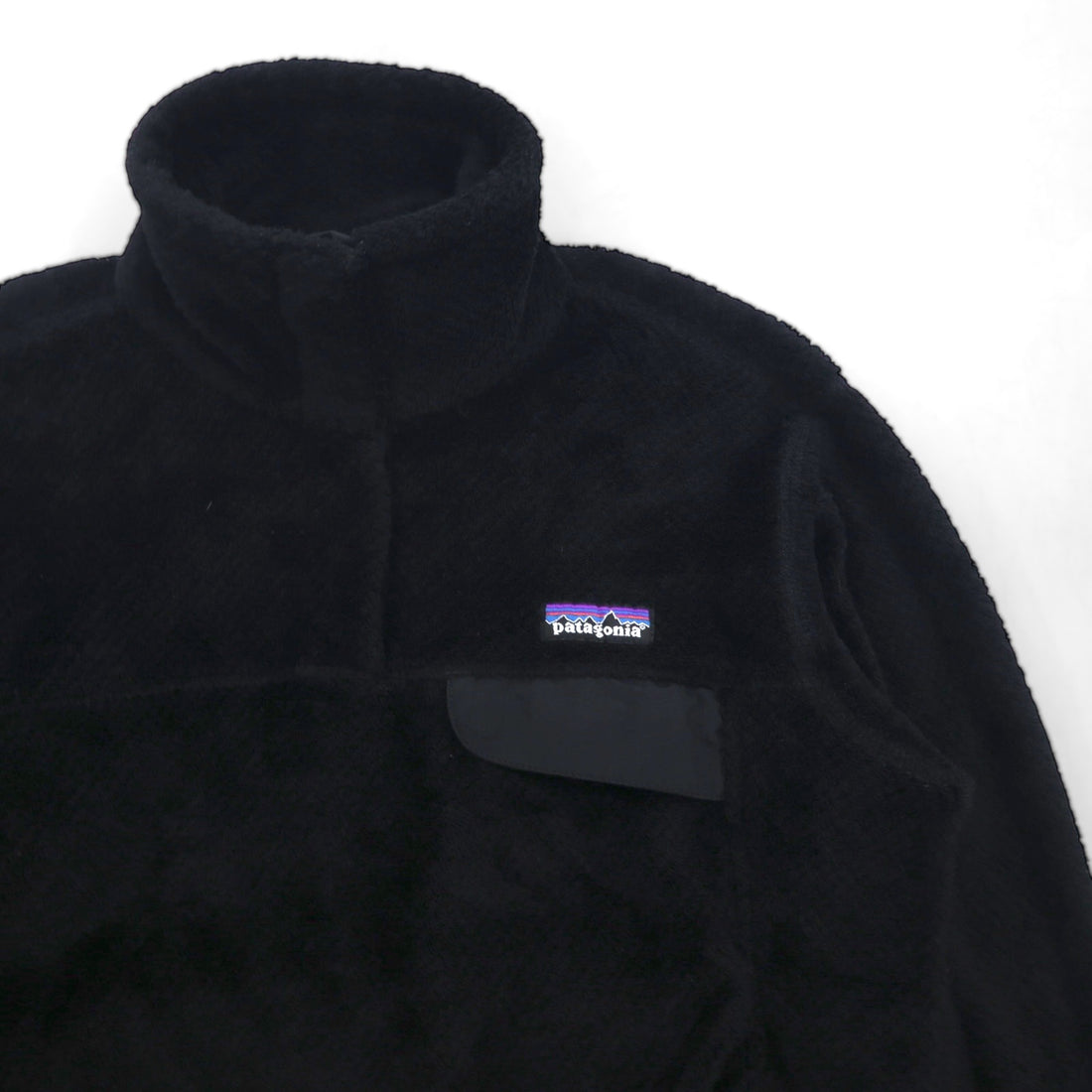Patagonia Retool Snap-T Pullover Fleece Jacket, Size Small, Black, 25441