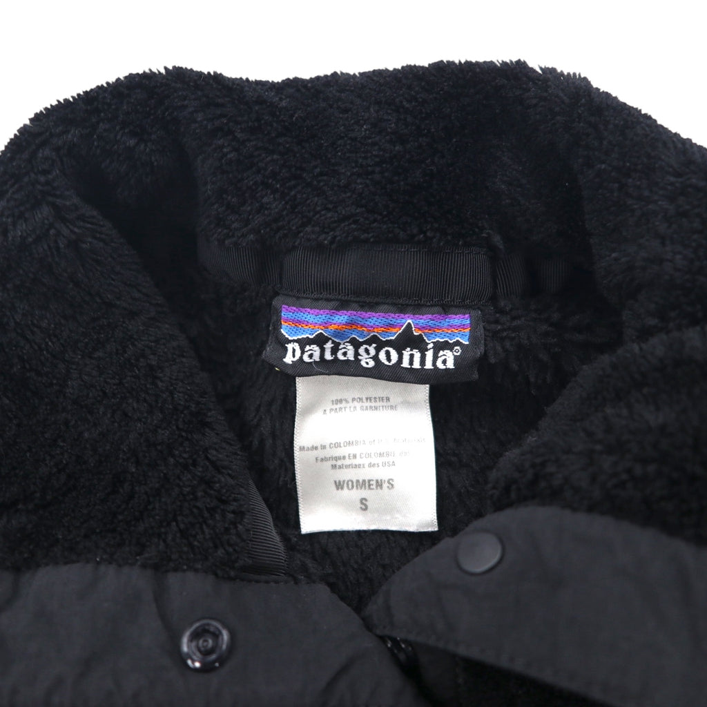 Patagonia Retool Snap-T Pullover Fleece Jacket, Size Small, Black, 25441