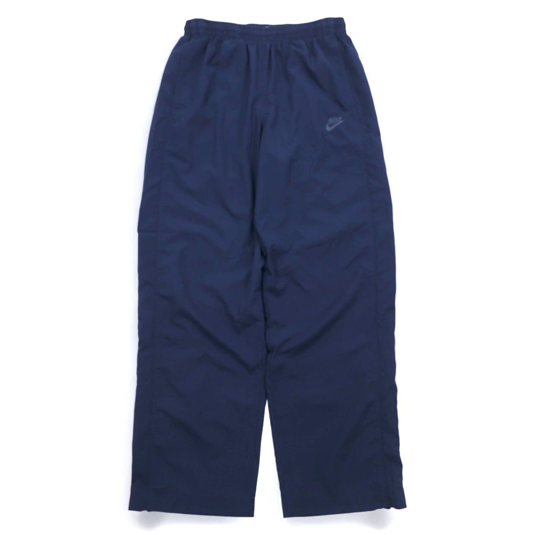 NIKE Woven Wind Pants Track Pants Jersey L Navy Stretch Waist Lined Track Pants Blue 274010-451