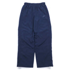 NIKE Woven Wind Pants Track Pants Jersey L Navy Stretch Waist Lined Track Pants Blue 274010-451