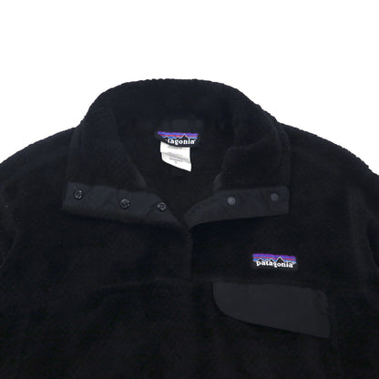 Patagonia リツール スナップT プルオーバー フリースジャケット S ブラック 25441