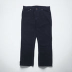 Polo Ralph Lauren コーデュロイ チノパンツ ワークパンツ L ネイビー レザーパッチ