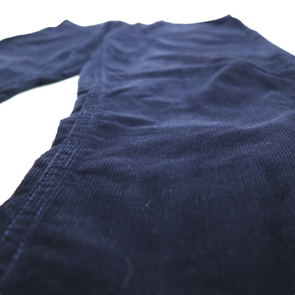 Polo Ralph Lauren Corduroy Chino Work Pants, Size L, Navy with Leather Patches