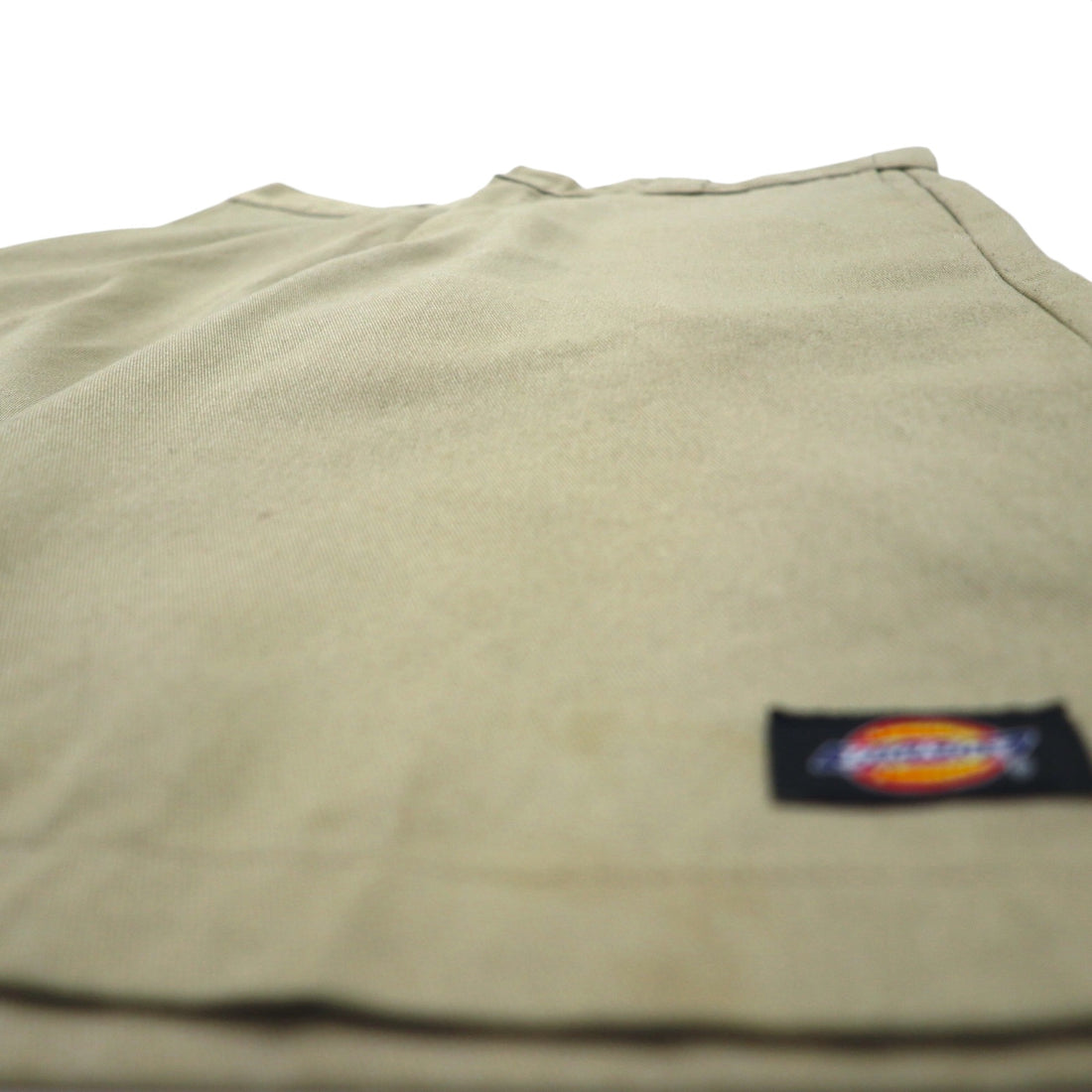 Dickies リラックスフィット RELAXED FIT ショート ワークパンツ ハーフパンツ L ベージュ 膝下丈 WR640 メキシコ製