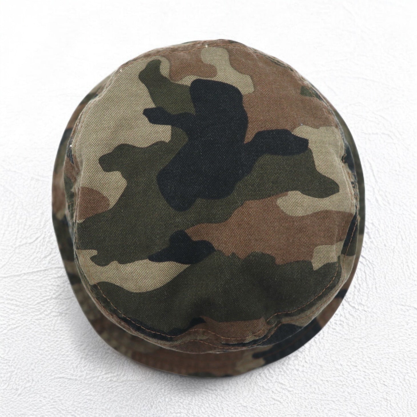 stussy camouflage bucket hat L/XL khaki cotton embroidered chanel logo