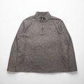 Eddie Bauer Half-Zip Fleece Jacket, XL, Gray, Polyester
