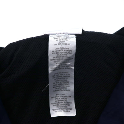 adidas 90年代 万国旗タグ センター 3ストライプ ナイロン トラックジャケット ジャージ  L ネイビー Boston Marathon