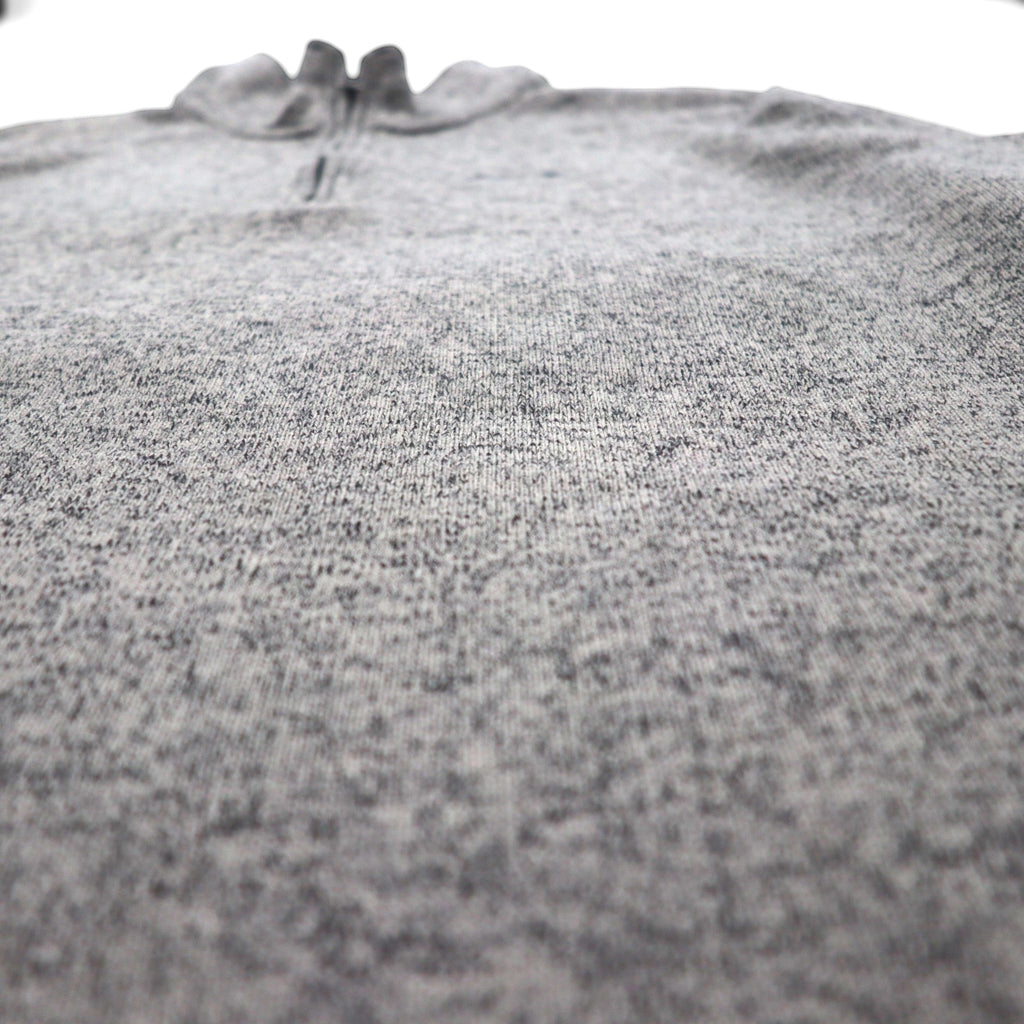 Eddie Bauer Half-Zip Fleece Jacket, XL, Gray, Polyester