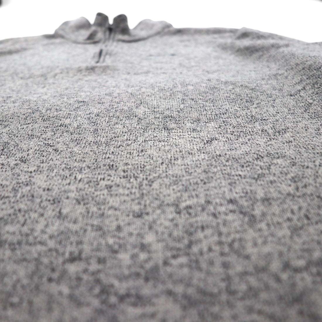 Eddie Bauer Half-Zip Fleece Jacket, XL, Gray, Polyester