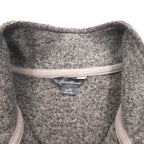 Eddie Bauer Half-Zip Fleece Jacket, XL, Gray, Polyester
