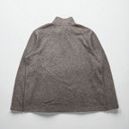 Eddie Bauer Half-Zip Fleece Jacket, XL, Gray, Polyester
