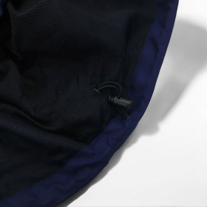 adidas 90年代 万国旗タグ センター 3ストライプ ナイロン トラックジャケット ジャージ  L ネイビー Boston Marathon