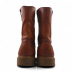 REDWING 87年 USA製 80s 11inch PECOS ペコスブーツ 30cm ブラウン レザー 1155 プリント羽タグ 縦羽