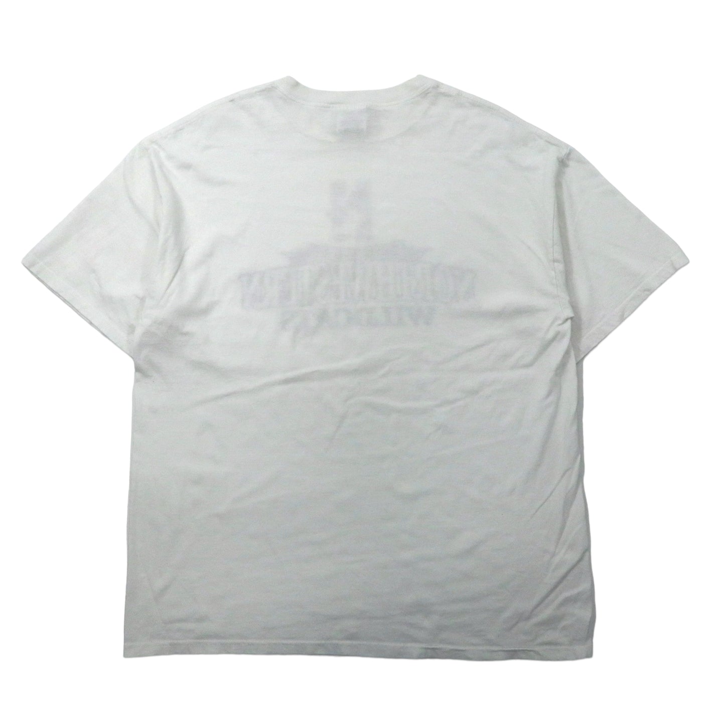 CHAMPS SPORTS 90年代 ビッグサイズ カレッジプリントTシャツ L ホワイト コットン NORTHWESTERN WILDCATS メキシコ製