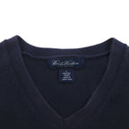 Brooks Brothers Vネック ピマコットン ニット セーター L ネイビー