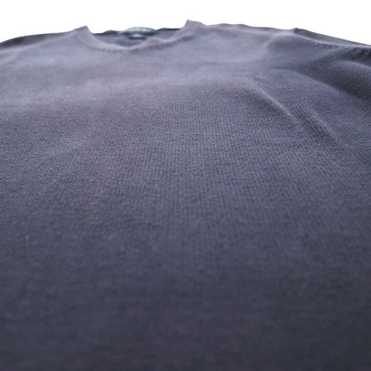 Brooks Brothers Vネック ピマコットン ニット セーター L ネイビー