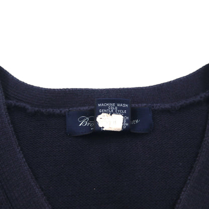Brooks Brothers Vネック ピマコットン ニット セーター L ネイビー