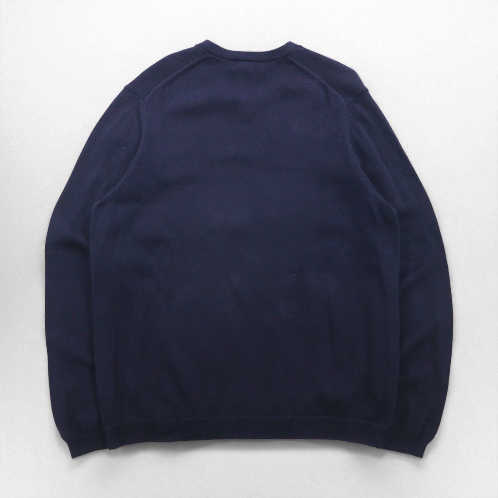 Brooks Brothers Vネック ピマコットン ニット セーター L ネイビー