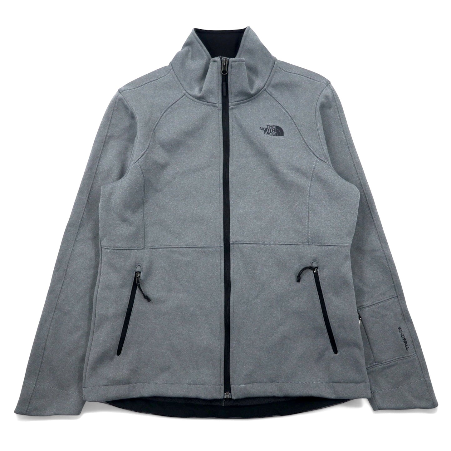 THE NORTH FACE ソフトシェルジャケット M グレー HYVENT WINDWALL US規格 Apex Risor  Jacket NF0A35DW