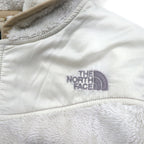 THE NORTH FACE フリースジャケット パーカー S ホワイト OSO FURRY FLEECE HOODIE ドローコード AA5Z
