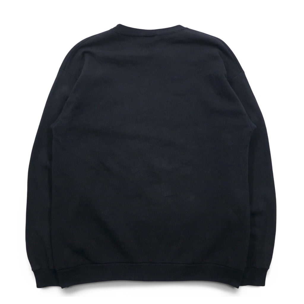 Vintage 90s Mexico Made Graphic Sweatshirt SANTEE Sweatshirt L Black ALASKA Made in Mexico