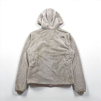 THE NORTH FACE フリースジャケット パーカー S ホワイト OSO FURRY FLEECE HOODIE ドローコード AA5Z