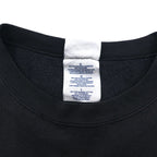 Vintage 90s Mexico Made Graphic Sweatshirt SANTEE Sweatshirt L Black ALASKA Made in Mexico