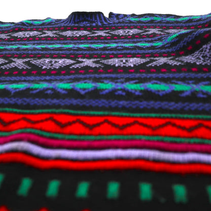 90s Vintage Wool Knit Sweater, All-Over Print, Size M, Wool, Across Australia by KNIT WAVES, Made in Australia, 90s