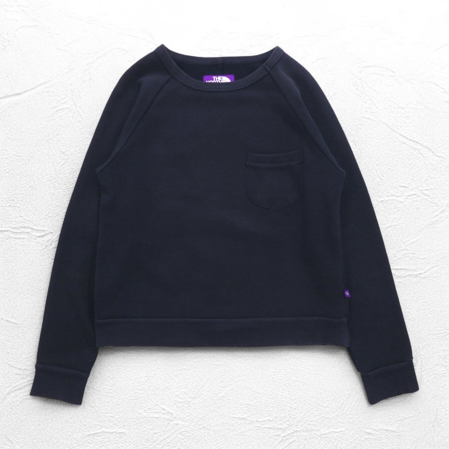 THE NORTH FACE PURPLE LABEL クルーネックスウェット S ネイビー COOLMAX MOUNTAIN CREW NECK SWEAT NT6451N