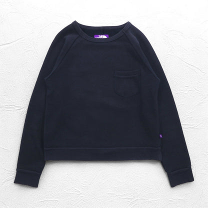 THE NORTH FACE PURPLE LABEL クルーネックスウェット S ネイビー COOLMAX MOUNTAIN CREW NECK SWEAT NT6451N