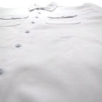 Dickies Short Sleeve Work Shirt, Size 2XL, White, Polyester and Cotton, Double Pocket, 1574