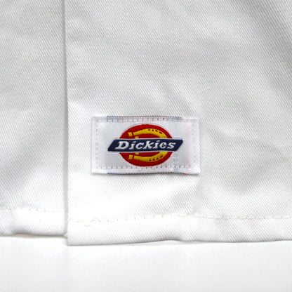 Dickies 半袖 ワークシャツ 2XL ホワイト ポリエステル コットン ダブルポケット 1574