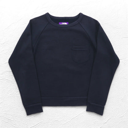 THE NORTH FACE PURPLE LABEL クルーネックスウェット S ネイビー COOLMAX MOUNTAIN CREW NECK SWEAT NT6451N