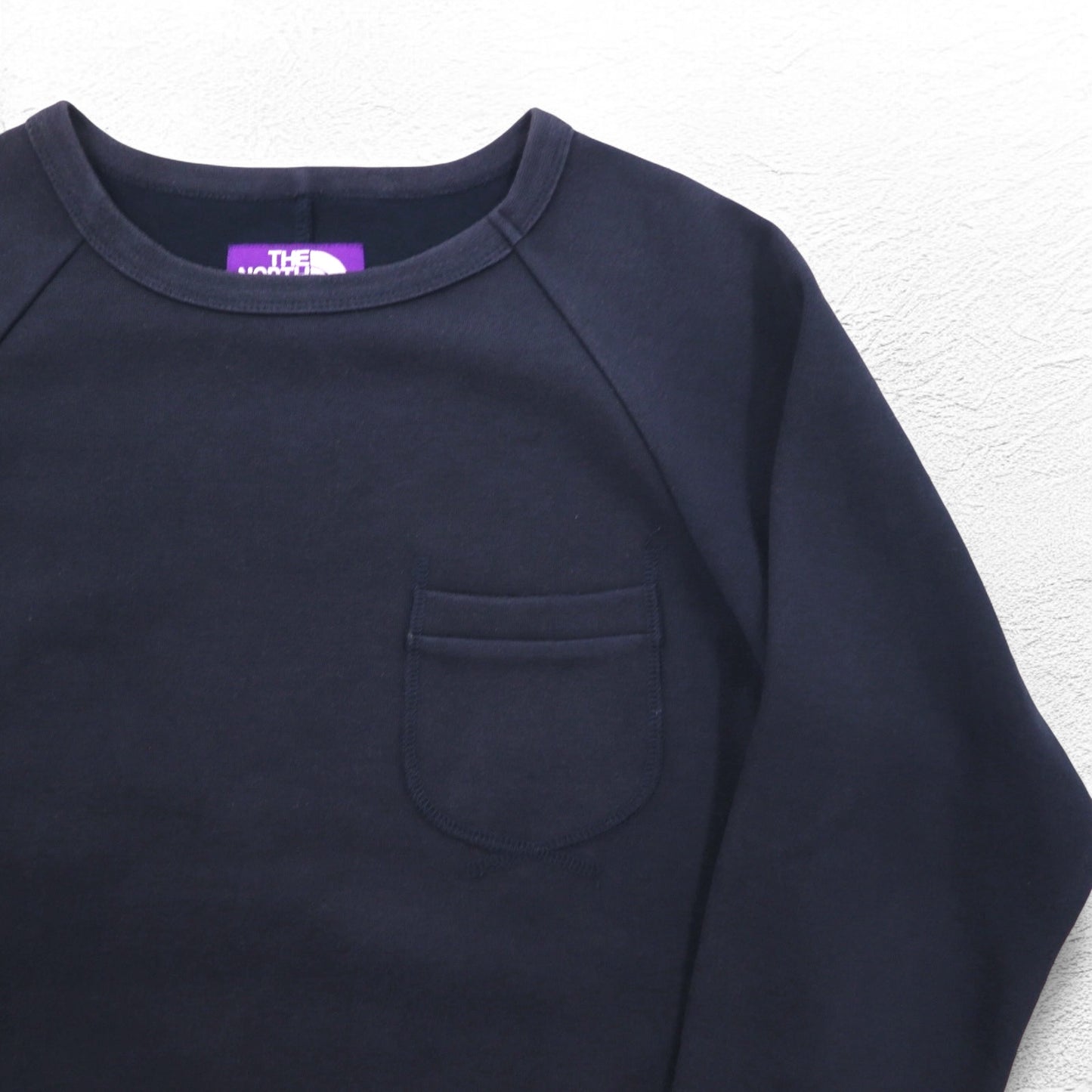 THE NORTH FACE PURPLE LABEL クルーネックスウェット S ネイビー COOLMAX MOUNTAIN CREW NECK SWEAT NT6451N