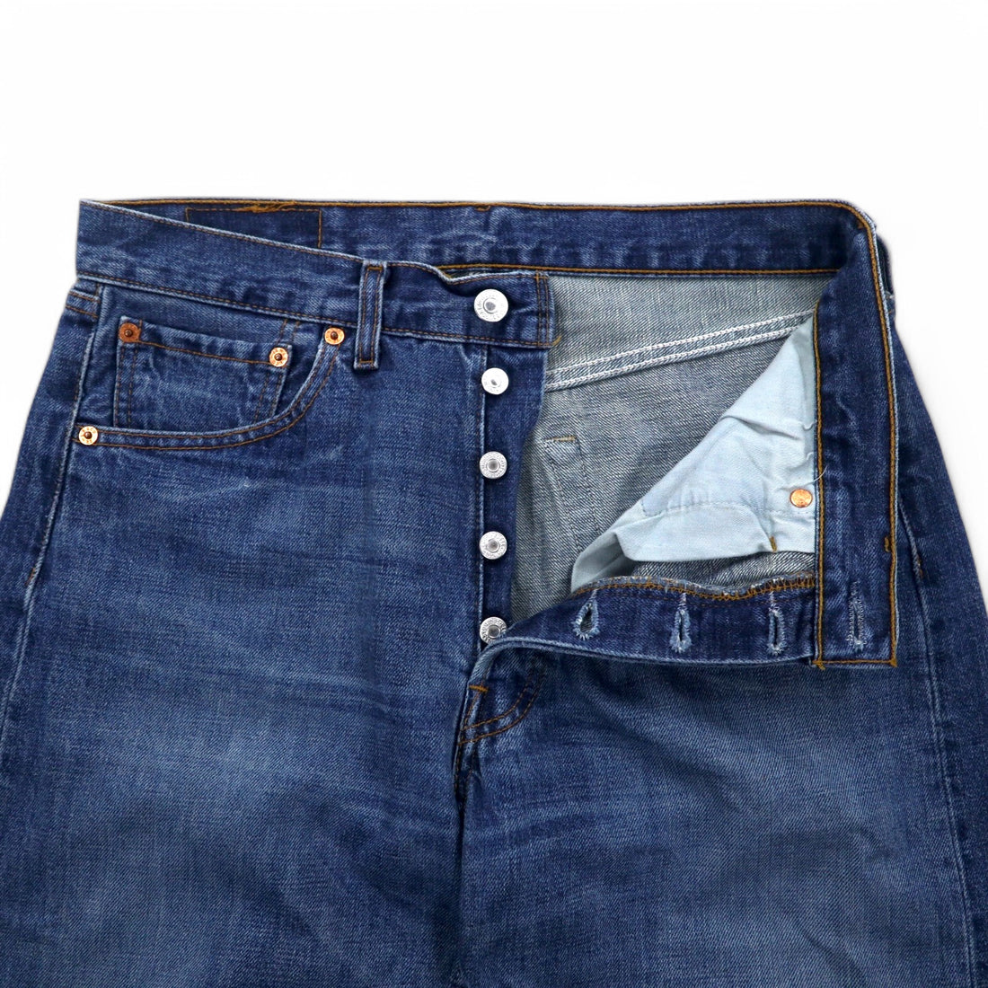 Levi's 00年代 スペイン製 501 ユーロリーバイス デニムパンツ M インディゴ ブルー ボタンフライ 00501-0175