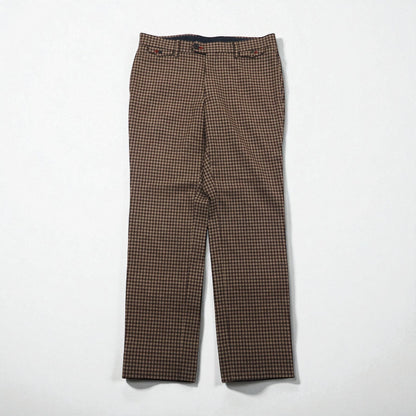 Paul Smith Collection Tweed Slacks, Size L, Brown, Glen Plaid, Made in Japan