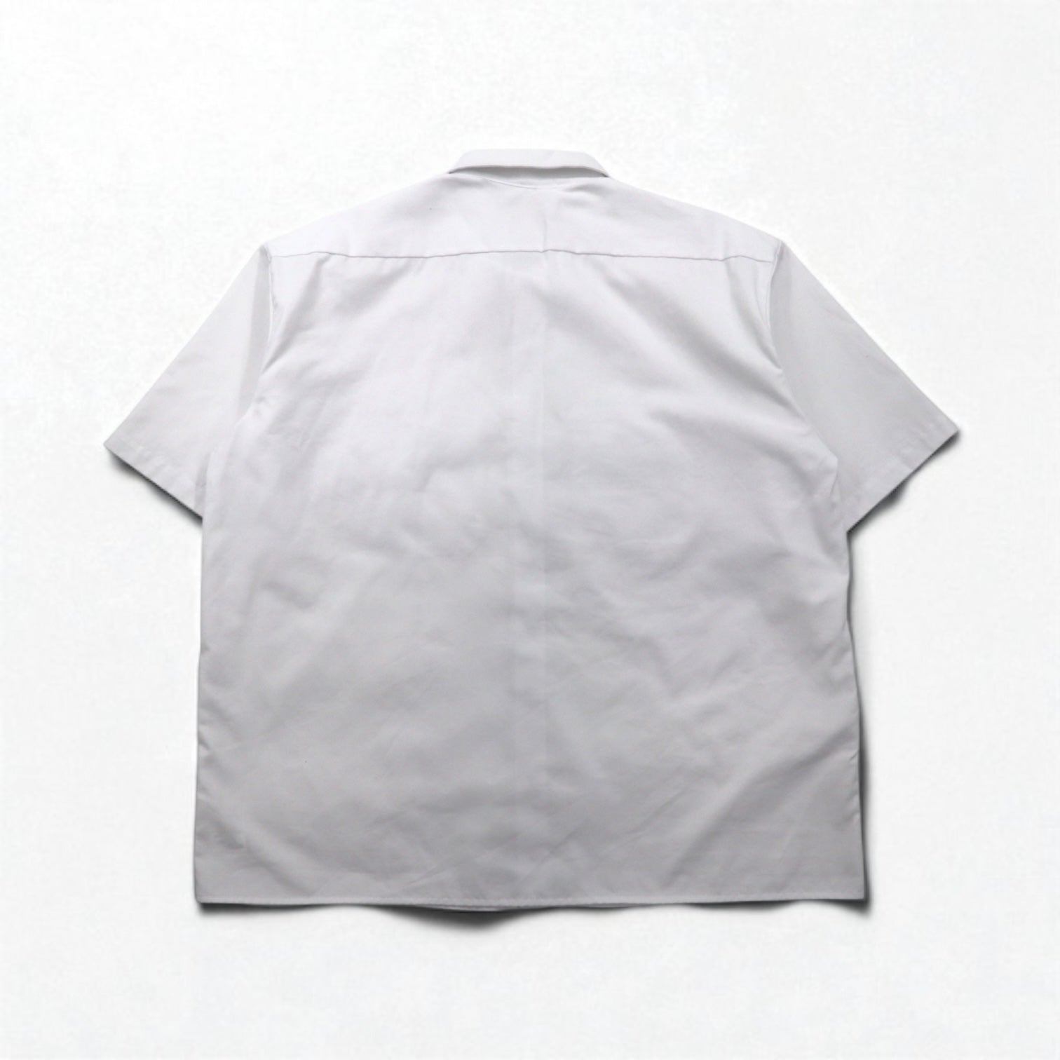 Dickies Short Sleeve Work Shirt, Size 2XL, White, Polyester and Cotton, Double Pocket, 1574