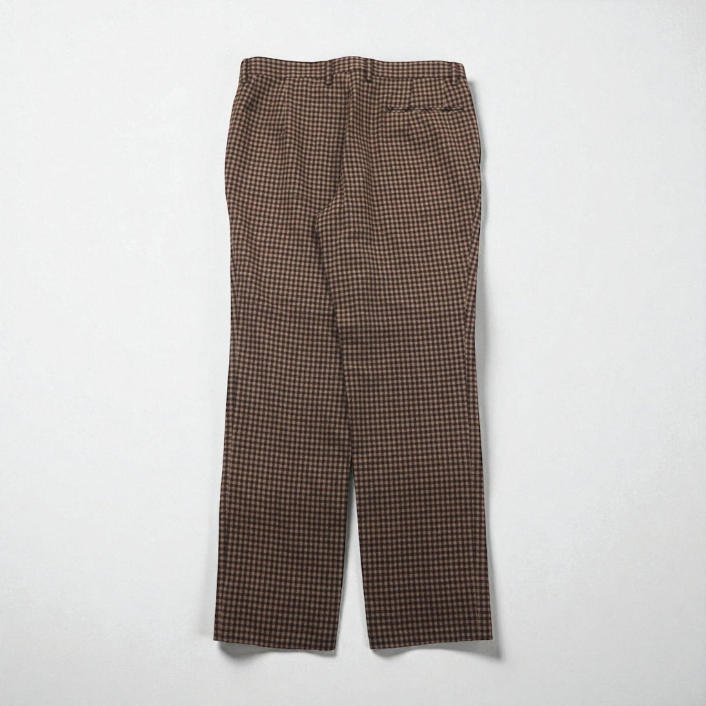 Paul Smith Collection Tweed Slacks, Size L, Brown, Glen Plaid, Made in Japan