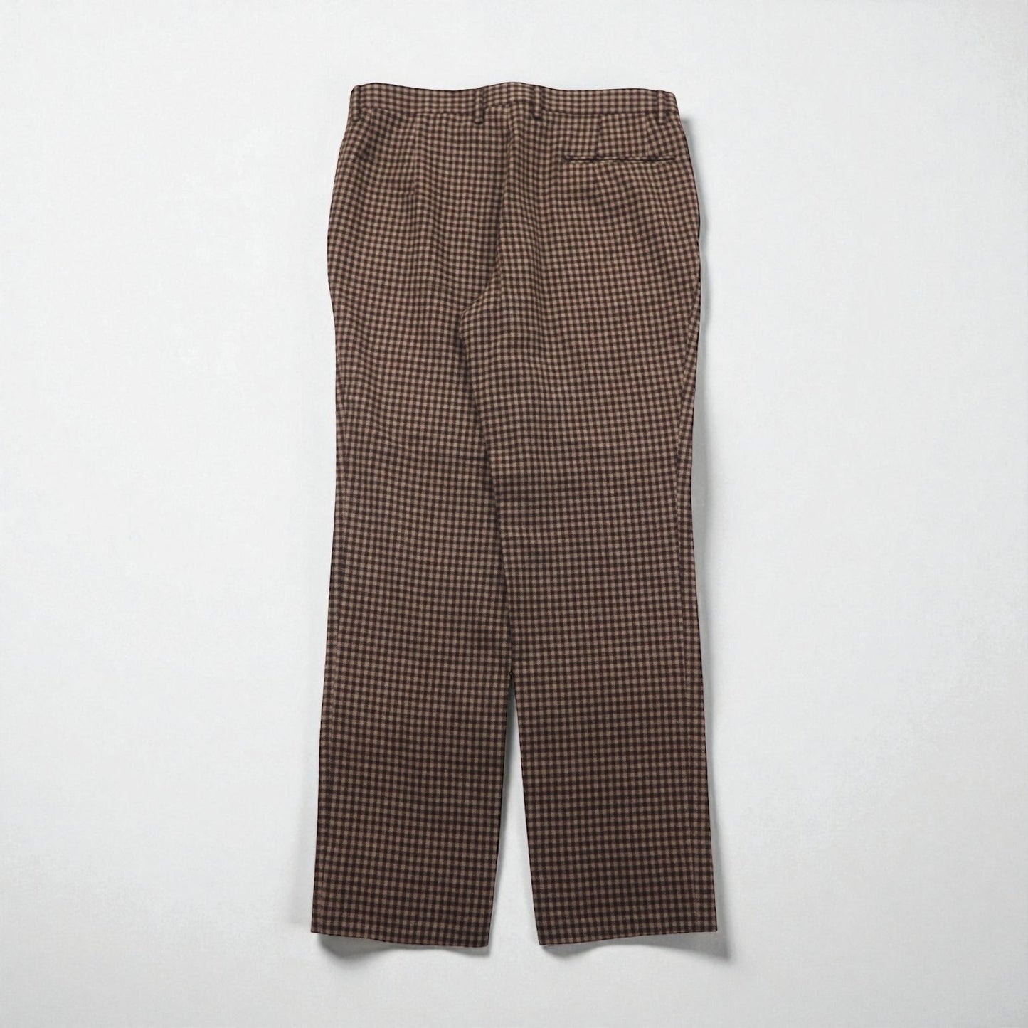 Paul Smith Collection Tweed Slacks, Size L, Brown, Glen Plaid, Made in Japan