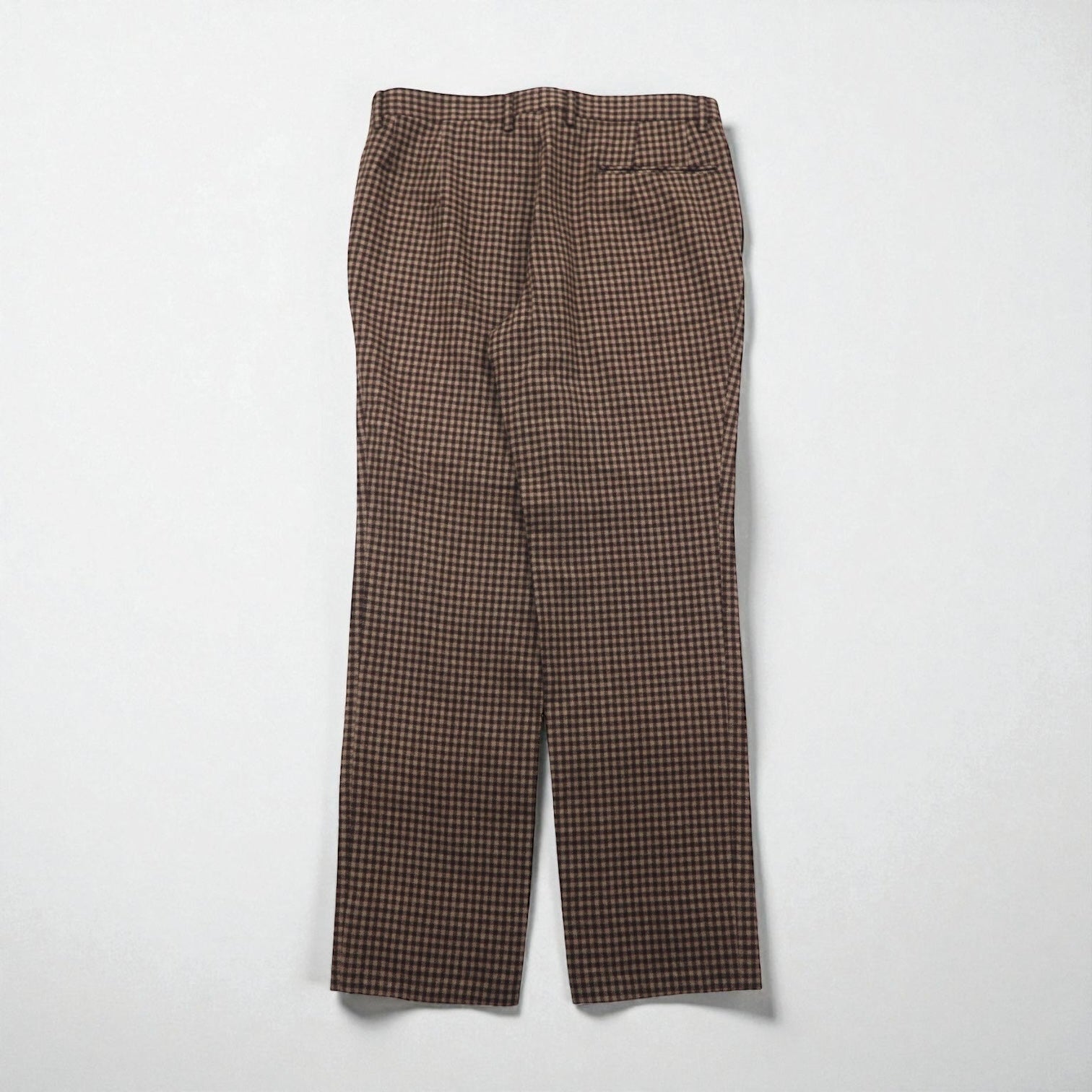 Paul Smith Collection Tweed Slacks, Size L, Brown, Glen Plaid, Made in Japan