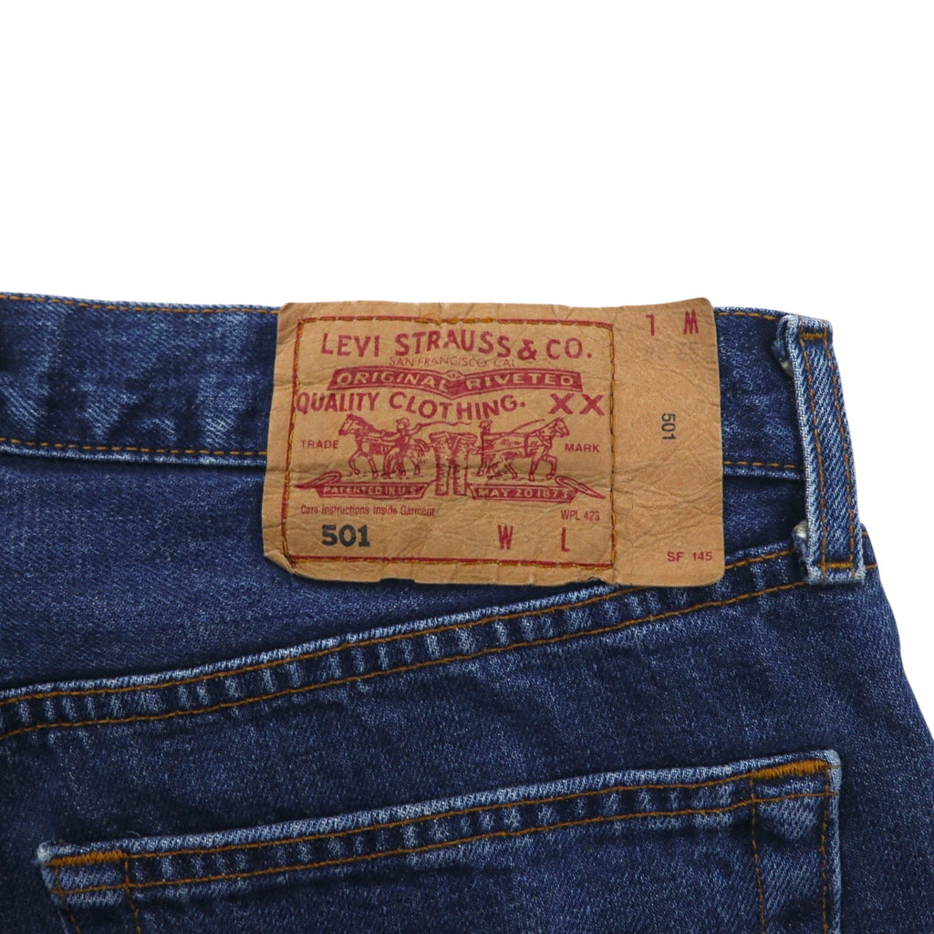 Levi's 00年代 スペイン製 501 ユーロリーバイス デニムパンツ M インディゴ ブルー ボタンフライ 00501-0175