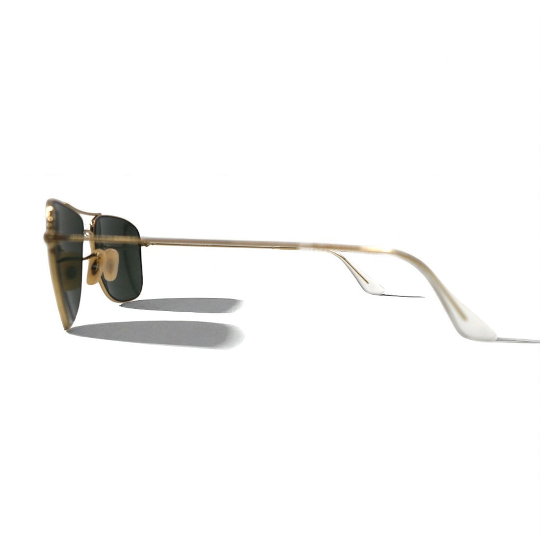 Ray-Ban Aviator Teardrop Sunglasses with Double Bridge, Gold Metal, RB3477 001, 59◻︎16 140 3N, Made in Italy