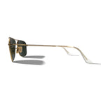 Ray-Ban Aviator Teardrop Sunglasses with Double Bridge, Gold Metal, RB3477 001, 59◻︎16 140 3N, Made in Italy