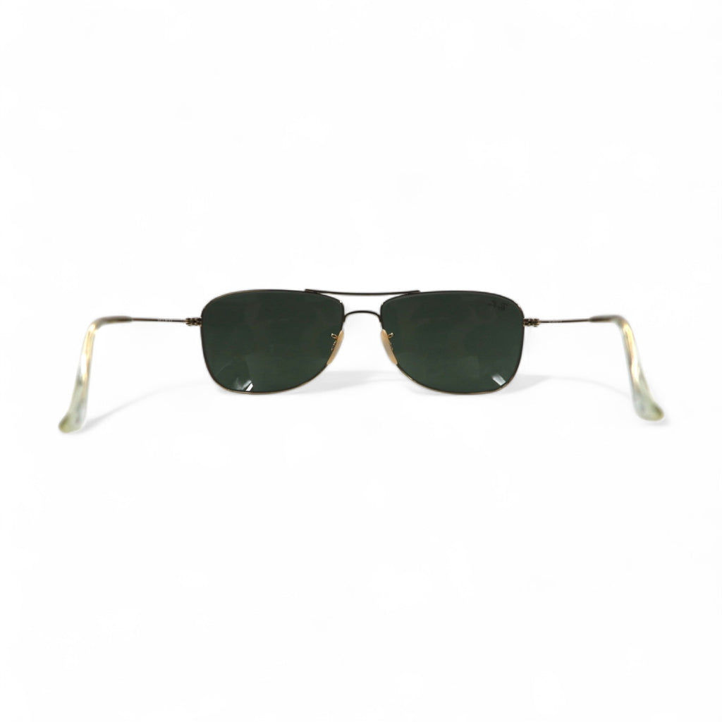 Ray-Ban Aviator Teardrop Sunglasses with Double Bridge, Gold Metal, RB3477 001, 59◻︎16 140 3N, Made in Italy