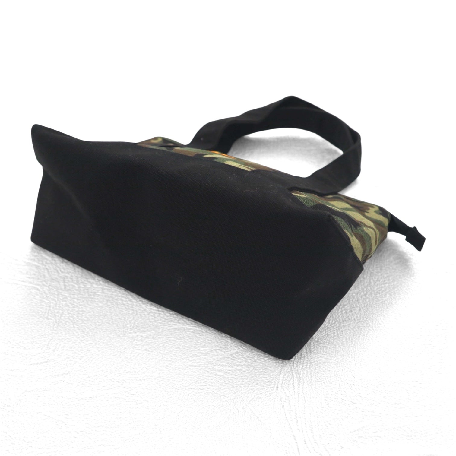 POLO RALPH LAUREN Tote Bag Medium Camouflage Khaki Black Pony Embroidery Canvas