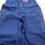 BIG MAC 80s Denim Painter Overalls XL Indigo Blue Donut Button