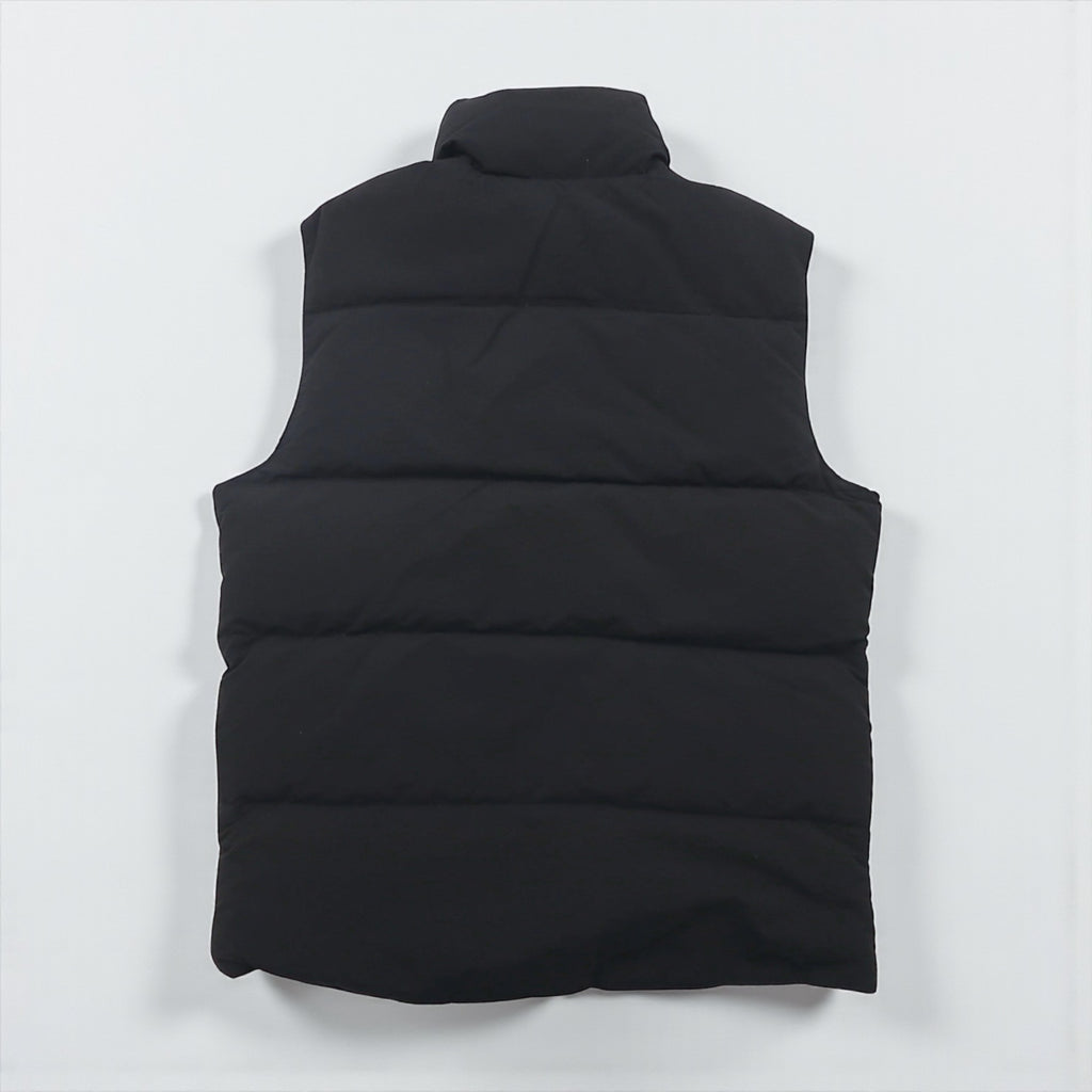 SIERRA DESIGNS 60/40 Cloth Reversible Down Vest, Size Small, Black and Green Check