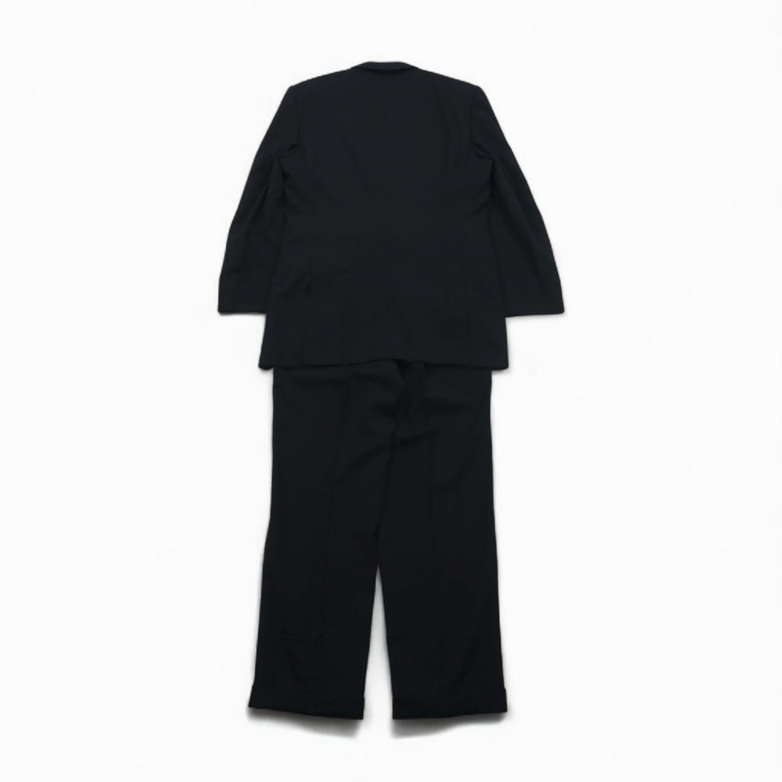 Paul Smith 90s 3B Suit Set, XL, Black Wool, Tessitura di Quaregna by GHIONE, Made in Japan