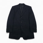 Paul Smith 90s 3B Suit Set, XL, Black Wool, Tessitura di Quaregna by GHIONE, Made in Japan