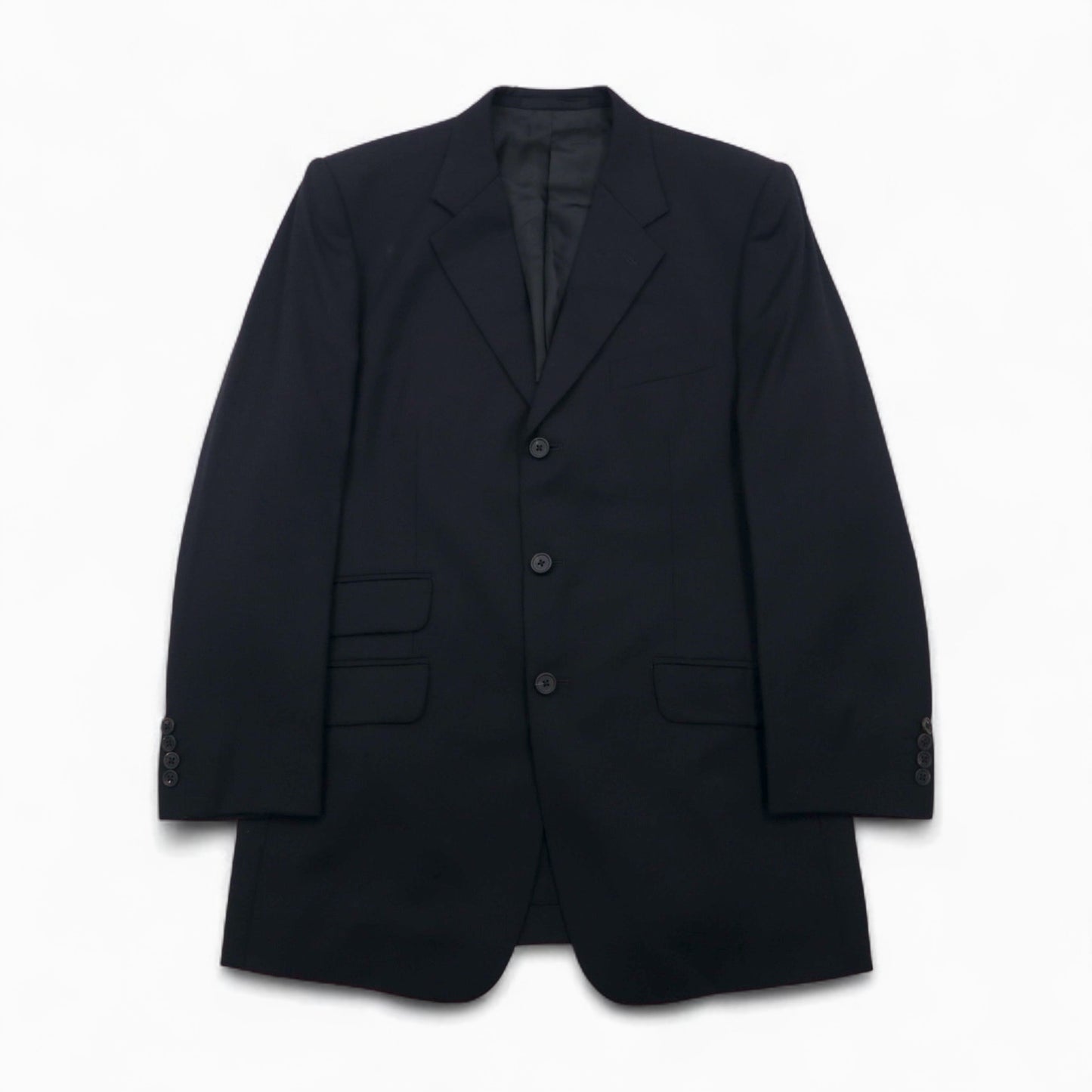Paul Smith 90年代 3B スーツ セットアップ XL ブラック ウール Tessitura di Quaregna by GHIONE 日本製